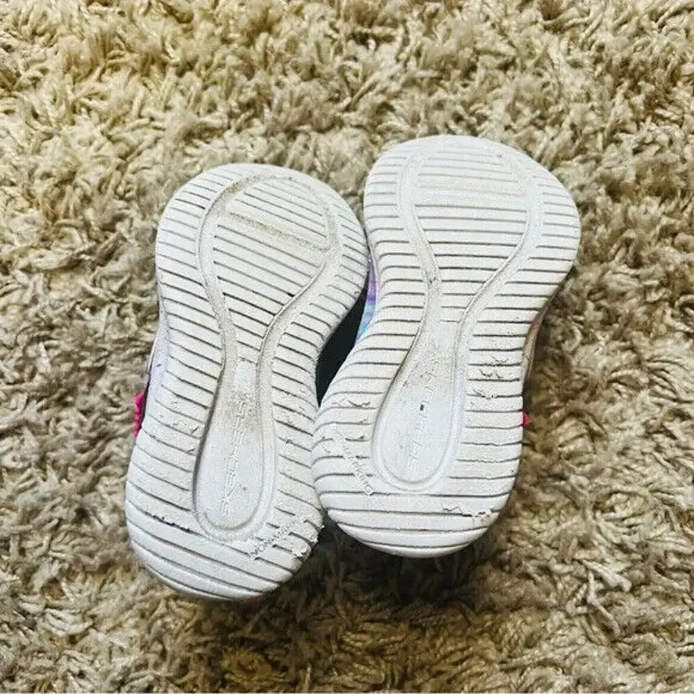 Skechers Toddler Girl's Jumpsters Sweet Kickz Scented Sneakers Size 6
